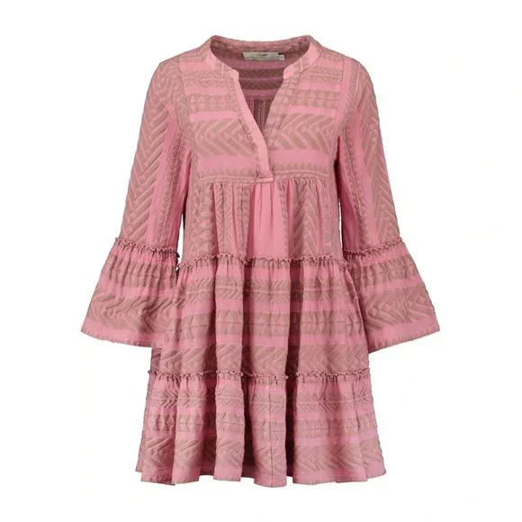 Devotion TWINS | Dresses | Devotion Twins Ella Dress In Pink And Camel Nwt  | Poshmark